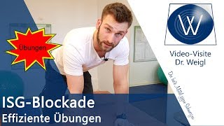 ISG Blockade selbst lösen ✅ Ganz einfach amp sofort Iliosakralgelenk Schmerzen weg mit Physiotherapie [upl. by Bowlds]