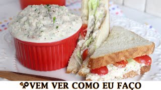 PATÊ DE ATUM FÁCIL  RECEITAS QUE AMO [upl. by Lenahs]