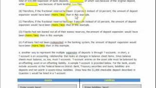 Multiple Expansion of Checkable Deposits [upl. by Dannye]