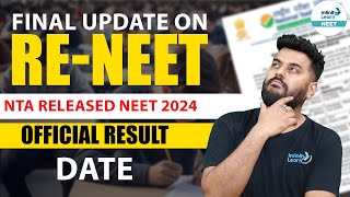 NTA Final Reply on ReNEET 2024  क्या NEET 2024 Exam दोबारा होगा 😨😨 reneet NEETpaperleak [upl. by Nyrehtac293]