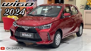 2024 Toyota Wigo Red Color  Interiors and Exterior  Walk Around [upl. by Ewen129]