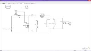 SEPIC converter part 2 buck mode  matlab simulink simulation [upl. by Nnaear618]