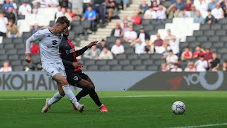 HIGHLIGHTS MK Dons 10 Portsmouth [upl. by Zanahs652]