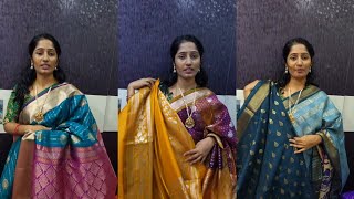 Diwali special collection sarees and 3 piece sets WhatsApp 70913573737 [upl. by Anoli]