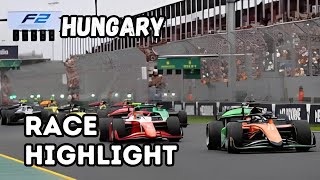 F2 race Highlight Hungarian grand prix [upl. by Clemmy]