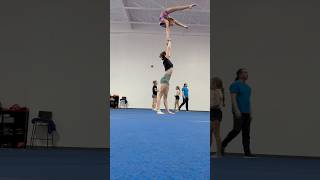 💜 acro trending acrobat acrobatics viralvideo video stunt sports short gym gymnast [upl. by Sirtimid]