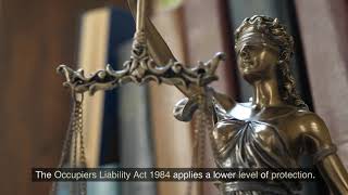 Occupiers Liability Act 1984 wwwelawresourcescouk [upl. by Imef]