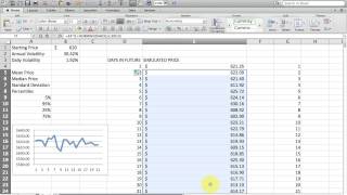 How to Simulate Stock Price Changes with Excel Monte Carlo [upl. by Sackville]