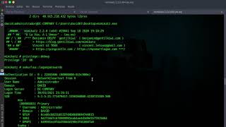 Tutorial Mimikatz Cracking contraseñas windows [upl. by Marlow]