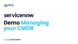 ServiceNow DEMO CMDB Data Manager [upl. by Atnoled]