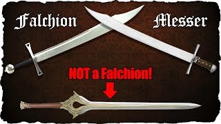 Falchion or Messer  Definition and Differences [upl. by Cloris]