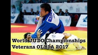 World JUDO Championships Veterans OLBIA 2017（Koji quotkomlockquotKOMURO） [upl. by Crooks]