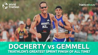 One of the greatest triathlon sprint finishes ever [upl. by Aikehs826]