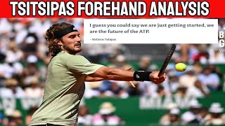 Stefanos Tsitsipas Forehand Analysis [upl. by Tlok]