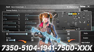 New Update 32🔥Best Sensitivity code  Control Settings Pubg MobileBgmi Sensitivity 2024 [upl. by Velda]