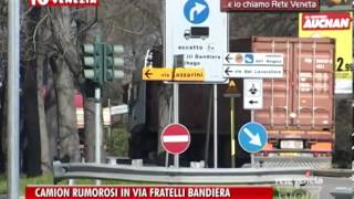 12022014  CAMION RUMOROSI IN VIA FRATELLI BANDIERA [upl. by Atteynek457]