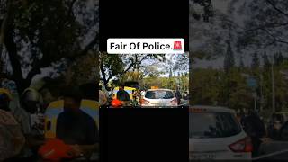 quotUnbelievable dashcam footage captures a twowheeler evading police at Old Airport Road Bengaluru [upl. by Opiuuk]