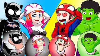 CUTE BABY  cute love  Compilation  Marvels Spidey and his Amazing Friends Into the SpiderVerse [upl. by Tewell]