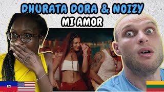 REACTION TO DHURATA DORA amp Noizy  Mi Amor Music Video  FIRST TIME HEARING MI AMOR [upl. by Gladdy]