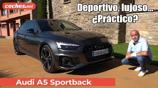 Audi A5 Sportback  Prueba  Test  Review en español  cochesnet [upl. by Busch]