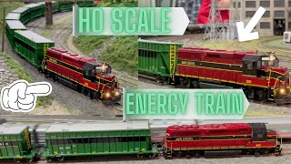 Mass Coastal Energy Trash Train in Ho Scale Amherst Train Show 2023 [upl. by Opal]