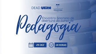 Primeiro encontro síncrono de Pedagogia EAD da UERN [upl. by Stavros]