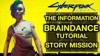 Cyberpunk 2077 – The Information  Braindance Tutorial  No Commentary Playthrough Part 5 [upl. by Einaffets]