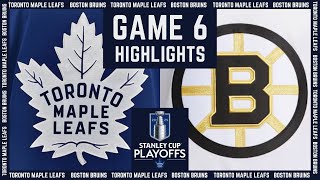 Game 6 Highlights  Bruins vs Maple Leafs – May 2 2024 wJoe Bowen [upl. by Kinzer489]