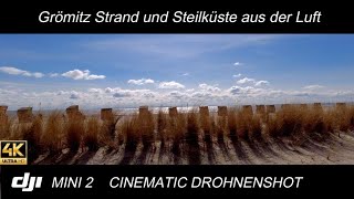 Grömitz Strand und Steilküste  cinematic Drohnenshot [upl. by Akenor115]