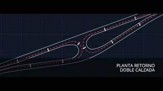 AUTOCAD CIVIL 3D DISEÑO INTERSECCIONES DOBLE CALZADA [upl. by Lang]