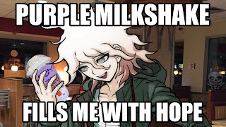 Nagito Komaeda Tries The Grimace Shake [upl. by Luana721]