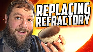 EP 2 Clay Lining Replacing Refractory in your Forge blacksmithing blacksmith forge [upl. by Knowle]