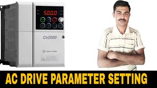 VFD BASICS PARAMETER SETTING LampT SX 2000 [upl. by Akierdna]