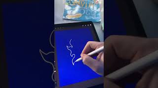 How to make a simple glow effect in Procreate [upl. by Wheeler]