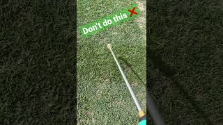 🌿 Quick tip when spraying weeds in your lawn ⛳️ golfcourselawn lawnmaintenance [upl. by Leyes]