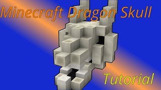 Minecraft Dragon skull tutorial [upl. by Nyad419]