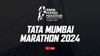 TATA MUMBAI MARATHON 2024  RACE DAY  WATCH LIVE [upl. by Yduj]