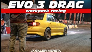 EVO 3 WORKPACK RACING DRAG LAUNCH amp SOUND [upl. by Geier]