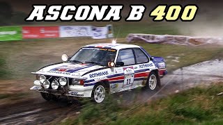 1980 Opel Ascona B 400 Group 4 amp Group B  powerslides intake sounds and action [upl. by Jamie]