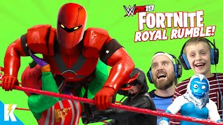 Fortnite in WWE 2k19 Royal Rumble Match with Season 8 Skins KCity GAMING [upl. by Way]