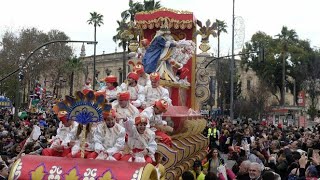 Cabalgata Reyes Magos Sevilla 2022 [upl. by Anjela679]