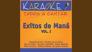 Estoy Agotado Karaoke Version  Originally Performed By Maná [upl. by Risay]