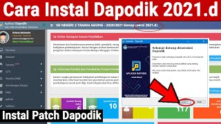 Cara Instal atau Pembaruan Aplikasi Dapodik 2021 d [upl. by Ronnholm336]