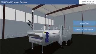 Tunnel Freezer  3D product interactive [upl. by Cumings]