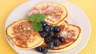 Ricotta Pancakes Recipe  Laura Vitale  Laura in the Kitchen Episode 560 [upl. by Eillo]