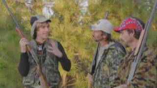 BRÜNO  Redneck Hunting Clip With Commentary From Sacha Baron Cohen [upl. by Heyde634]