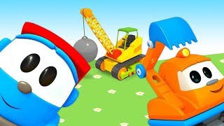 Leo the truck full episode cartoon Construction amp street vehicles for kids [upl. by Lordan289]