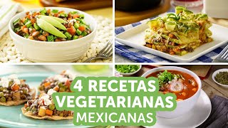 4 recetas vegetarianas mexicanas  Kiwilimón [upl. by Catherin]