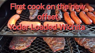 Yoder Loaded Wichita smoker first cook [upl. by Brandie]