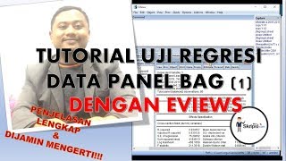 Tutorial Analisis Regresi Data Panel Dengan Eviews  Bagian 12 [upl. by Kerk488]